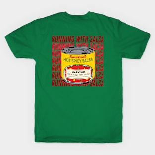 Running With Salsa Canned T-Shirt